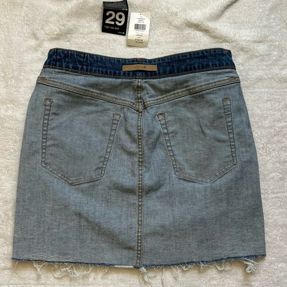 New Joe’s Jeans Karen High Rise Denim Distressed Mini Skirt Women Size 29 - Picture 8 of 8